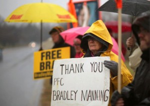 PHOTO CREDIT  Mark Wilson/Getty Images/AFPFor First Time In Wikileaks Pre-Trial Hearing